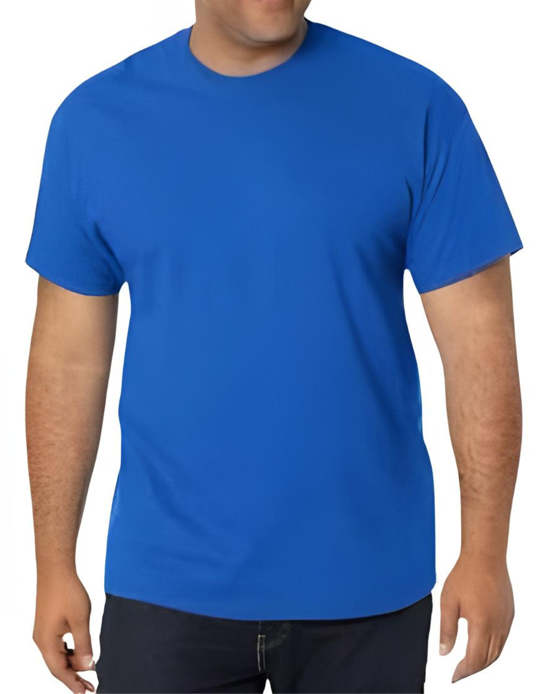 Blanco T-shirt Heavy Kwaliteit - koningsblauw